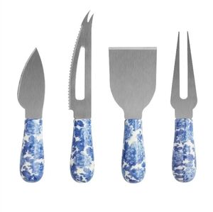 The Pioneer Woman Floral Cheese Knife Set - Blue and White